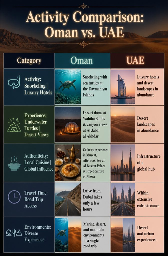 Dream Vacations Destinations for 2026: The Places Worth Going 16 A snorkeling scene with sea turtles in turquoise waters off Oman.