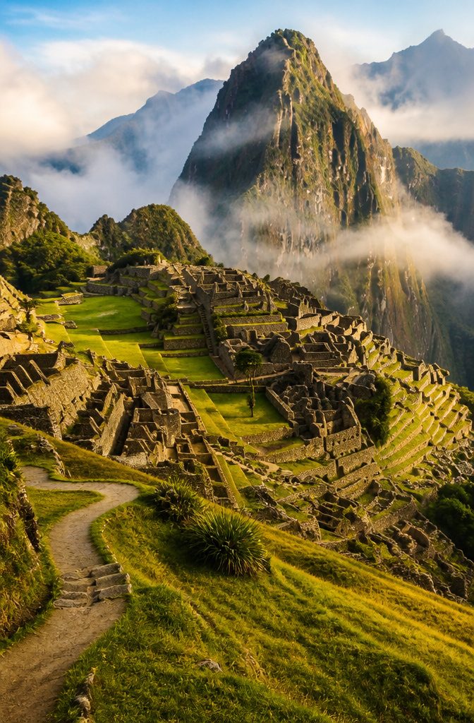 Dream Vacations Destinations for 2026: The Places Worth Going 11 The ancient ruins of Machu Picchu set against dramatic mountain scenery.