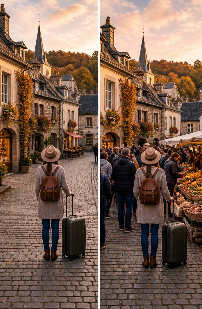 14 Europe Travel Hacks That Save Time, Money and Stress 17 Scenic view of a European city during spring or fall shoulder season.
