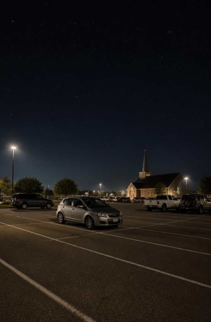 How to Sleep in a Car: Safety, Comfort and Gear for 2026 1 A photograph showing a rest area with parking spaces for vehicles.