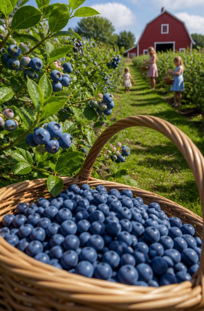 20 Summer Bucket List Ideas to Make 2026 Your Best Season 17 A person picking fresh berries in a field during summer.