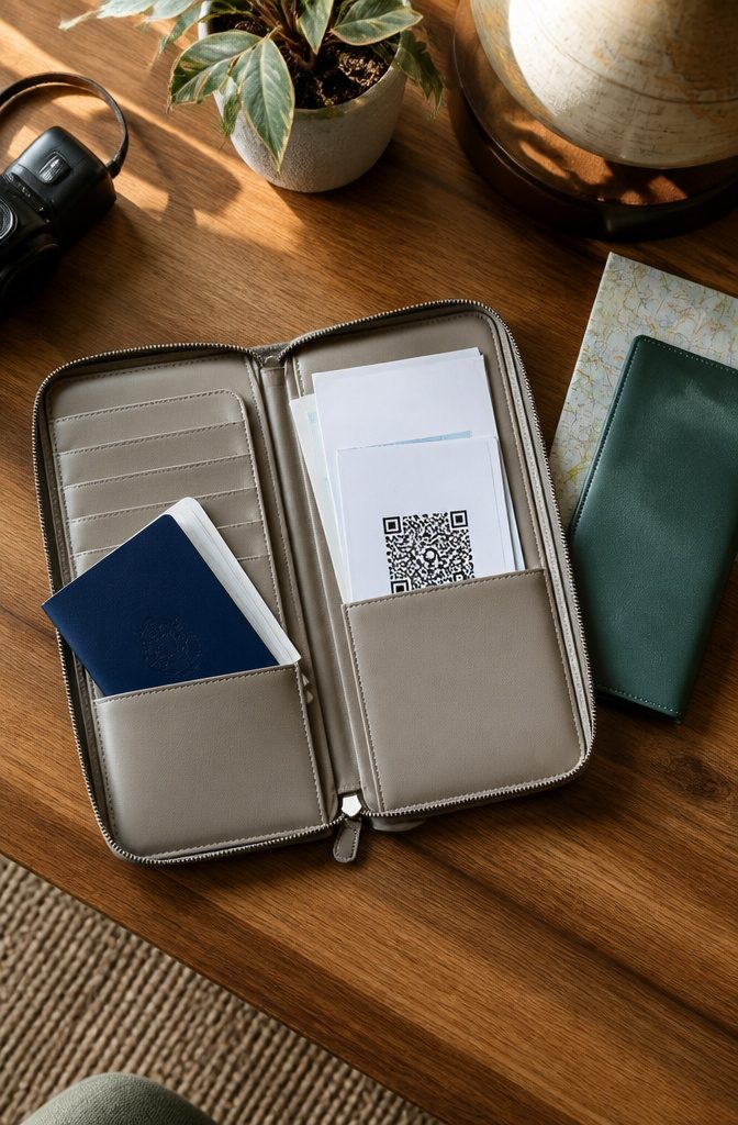 What to Pack for a Trip to Japan: 10 Smart Essentials 1 A passport with visible pages and travel documents for Japan.